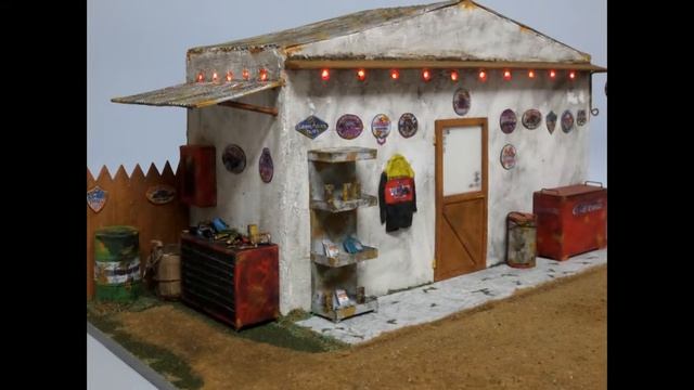 DiORAMA GAS STATiON PENNZOiL ROUTE 66 CiTROEN 2 CV CHARLESTON SOLiDO DiE-CAST 1/18 SCALE смотреть онлайн