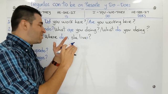 Cuándo usar AM, ARE, IS y los auxiliares DO y DOES en preguntas - Diferencias | Clases inglés смотреть онлайн