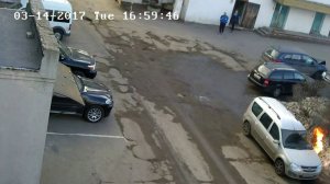 Воронеж. СОЖГЛИ МАШИНУ ШАМАРДИНА АЛЕКСЕЯ Наш Надзор.