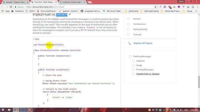 #7 Phalcon 3.3 Video Tutorial for Beginners: Phalcon Flashing Messages смотреть онлайн