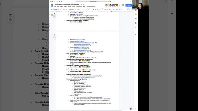 Kubernetes Release Team Meeting смотреть онлайн
