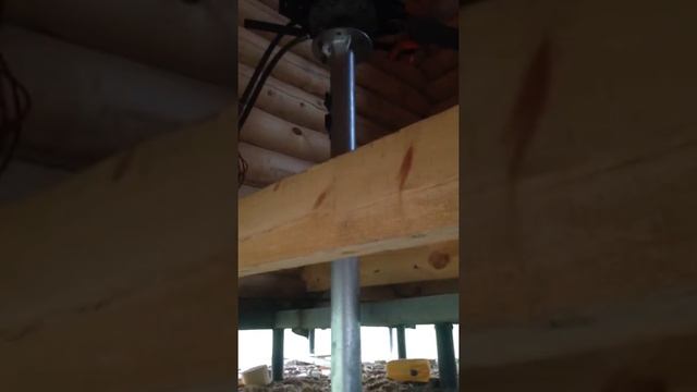 Свайно-винтовой фундамент под печку. смотреть онлайн