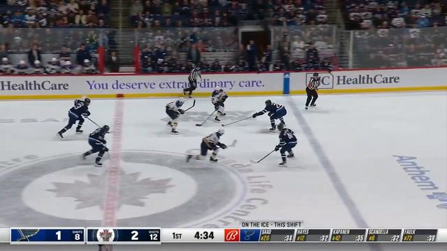 Game Highlights: Jets 4, Blues 2 смотреть онлайн