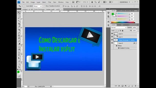 Como hacer una miniatura en Adobe Photoshop cs4,cs5,cs6 смотреть онлайн
