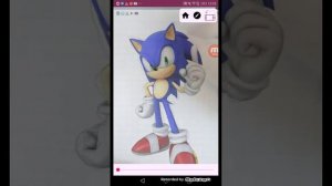 как нарисовать соника