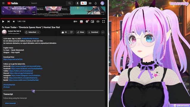 HONKAI: STAR RAIL FU XUAN TRAILER REACTION - "Omniscia Spares None" смотреть онлайн