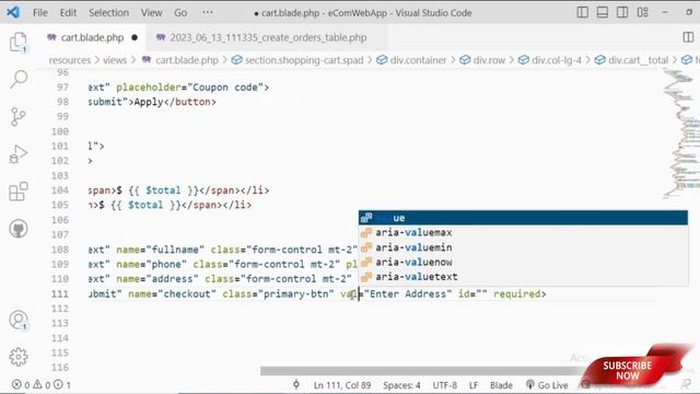 Laravel Ecommerce Checkout Tutorial| Place Order in Laravel| Laravel Tutorials смотреть онлайн