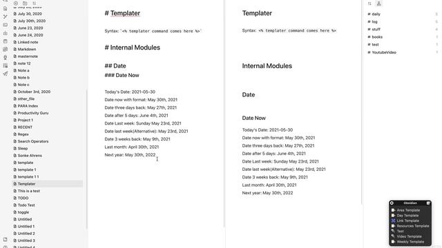 Obsidian Plugins: Templater (Part 1 - Date Module) смотреть онлайн