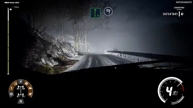 WRC 9 - Ford Fiesta WRC at Rally Monte-Carlo - Night and Snow Storm Gameplay [Preview Version] смотреть онлайн