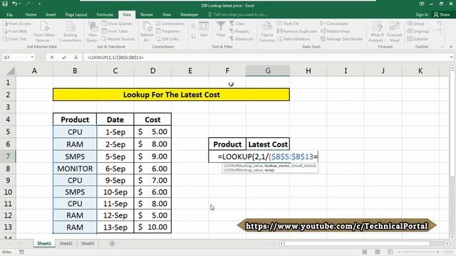 How to use the Lookup Function and Lookup Vector Properly to find the latest value смотреть онлайн