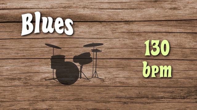 Blues Drum Beat #2 - 130 bpm смотреть онлайн