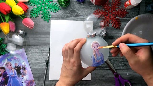 ЕЛОЧНАЯ ИГРУШКА СВОИМИ РУКАМИ • ХОЛОДНОЕ СЕРДЦЕ: Эльза, Анна, Олаф, Свен смотреть онлайн