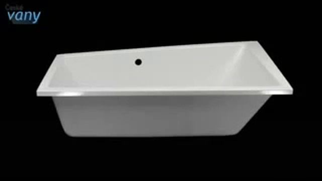 Акриловая асимметричная ванна Vagnerplast CAVALLO OFFSET 160*90 смотреть онлайн