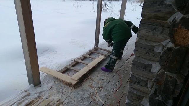 Зимние просторы.Ремонт продолжается. смотреть онлайн