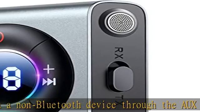 Bluetooth 5.3 Transmitter Receiver 2 In 1, JOYROOM [LED Digital Display & Enhanced Dual Mics] Wirel