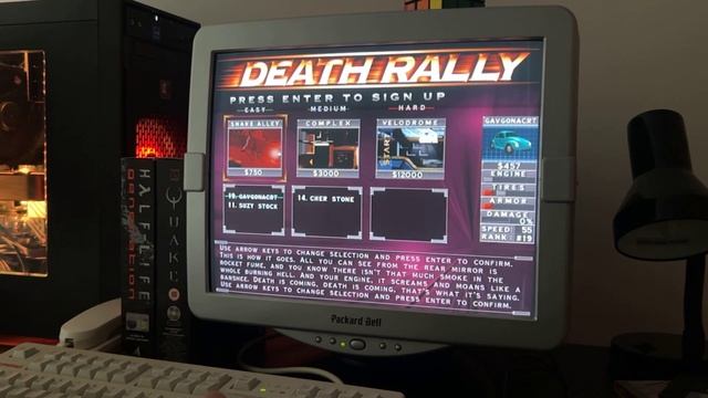 Death Rally (1996) On A CRT Monitor (No Commentary) - Requested By TheFieryWind смотреть онлайн