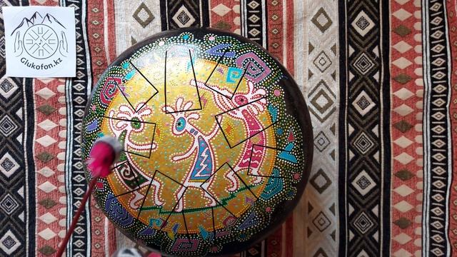 Глюкофон Кокопелли Steel Tongue Drum Tank Drum Glukofon смотреть онлайн