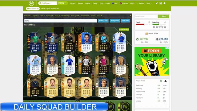 FIFA 18 600K-700K SQUAD BUILDER Feat. WERNER 88, AGUERO, DE BRUYNE - 600K FUT CHAMPIONS TEAM