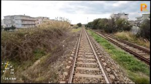 Cab Ride Crotone - Reggio Calabria(Ionian Railway -«Ferrovia Jonica» Italy)train driver's view in 4