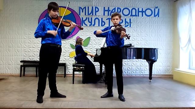 И.С. Бах. Концерт для двух скрипок d-moll, 1 ч.; Э.Элгар "Привет любви" смотреть онлайн
