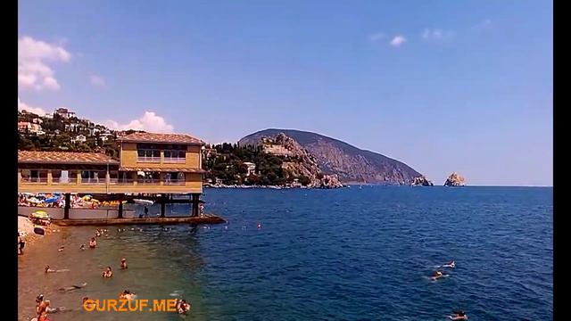 Гурзуф : ресторан Лидия : пляжи смотреть онлайн