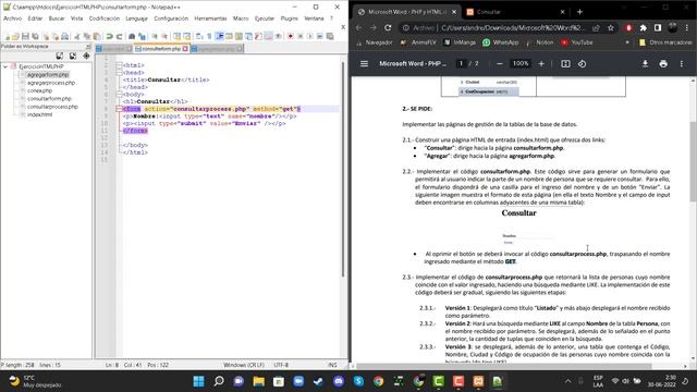 Ejercicio HTML PHP basico смотреть онлайн