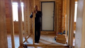 каркасные перегородки в деревянном доме своими руками.