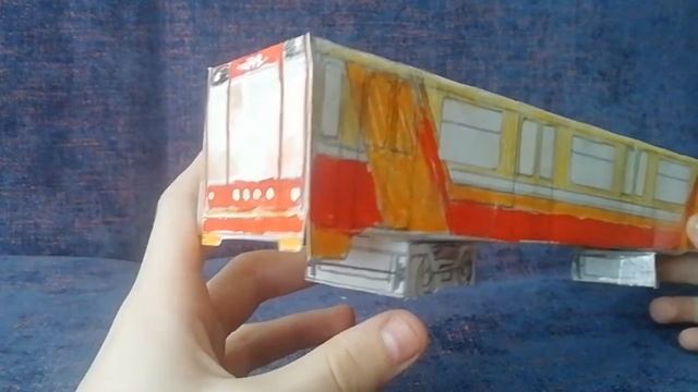 ОБЗОР НА БУМАЖНЫЙ ВАГОН МЕТРО "СИНЕРГИЯ" смотреть онлайн