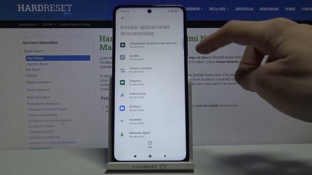 ¿Cómo activar orígenes desconocidos en XIAOMI Redmi Note 9 Pro Max? - fuentes desconocidas смотреть онлайн