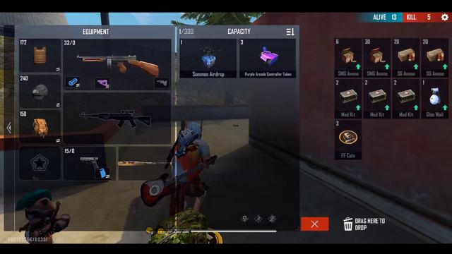 free fire me drop kaise use kare || फ्री फायर में ड्रॉप कैसे करें смотреть онлайн
