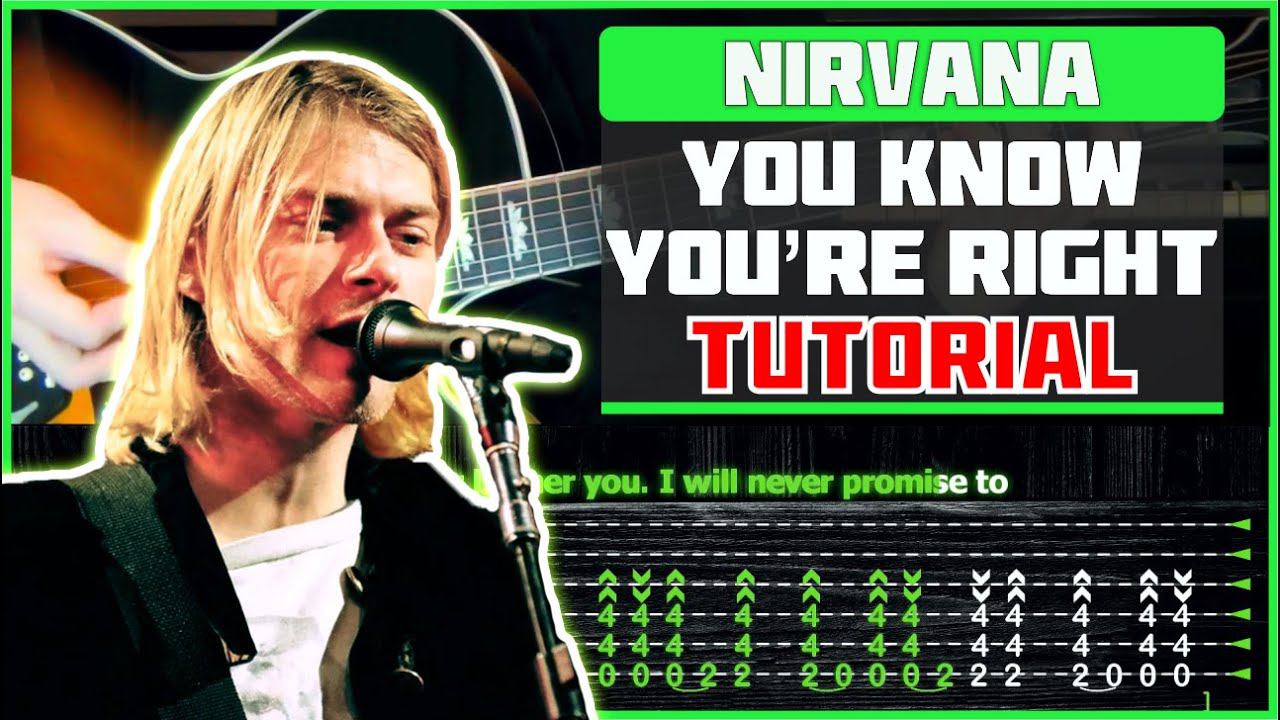 You Know You're Right | Acoustic Cover | Tutorial смотреть онлайн