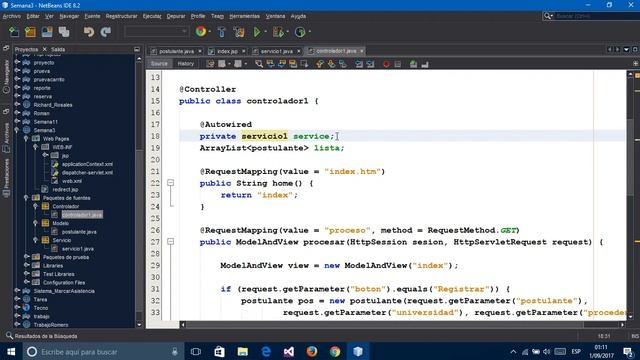 Spring MVC Framework Java Web-Registro-Listado смотреть онлайн