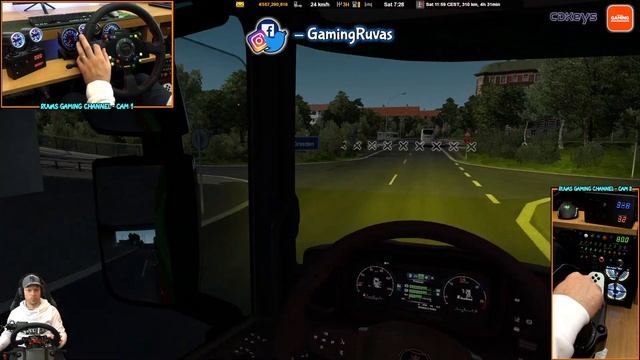 ? Euro Truck Simulator 2 (PT) - Helicopter 1808TX 3T with real gauges ? смотреть онлайн