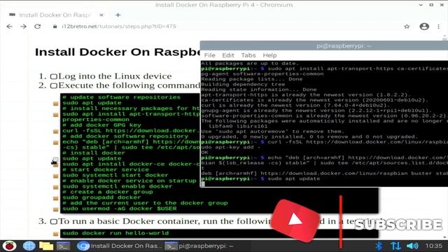 Install Docker On Raspberry Pi 4 смотреть онлайн