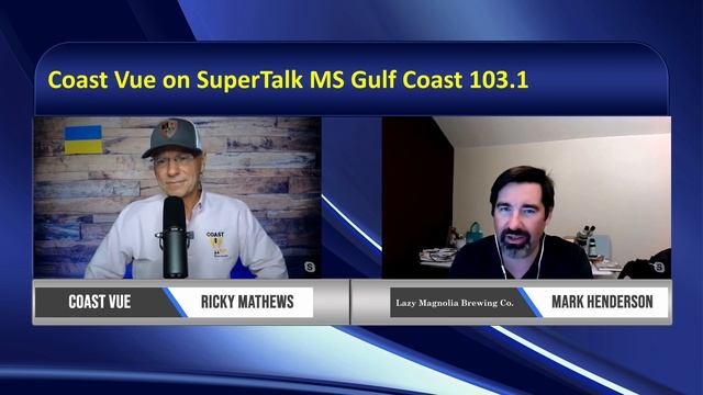 Mark Henderson, from Lazy Magnolia Brewing Company, joins the conversation on Coast Vue. смотреть онлайн