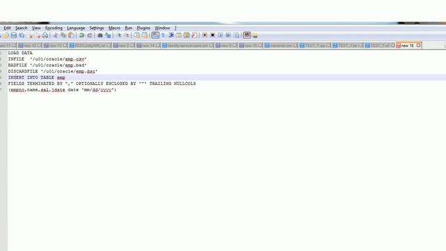 107. SQL Loader to Load Data in Database смотреть онлайн