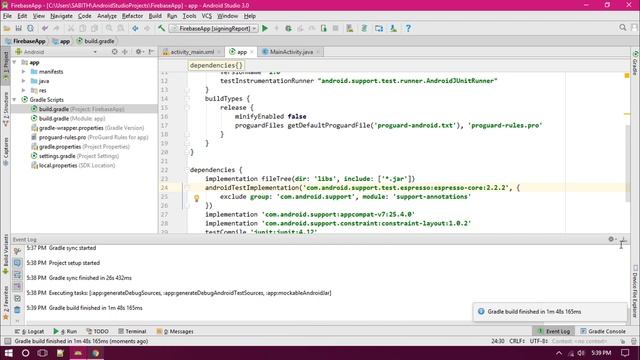 Android Studio Firebase Backend Tutorial #3 - Updating Firebase Project & knowing it's features! смотреть онлайн