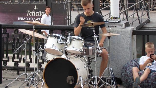 Thunder - Imagine Dragons - Drum Cover - Даниил Варфоломеев - Днепр - Набережная - барабанщик смотреть онлайн