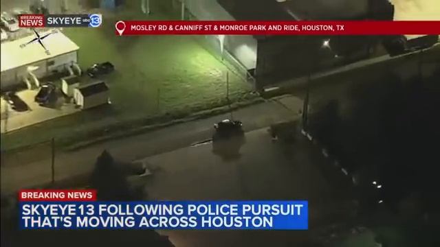 FULL: Dodge Charger 100mph Police Chase. Dog Runs With Suspect After I-45 Gulf Freeway Fiery Crash