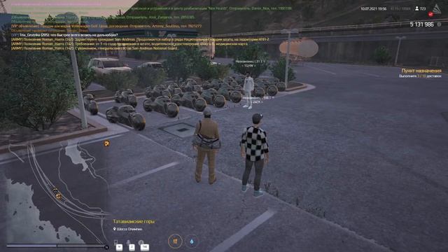 GTA 5 -Выходной ой ой страшна смотреть онлайн