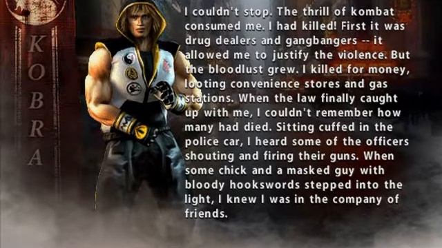 Mortal Kombat Deception - Playstation 2 & Xbox & GameCube - Kobra - Biography - Part 2 смотреть онлайн