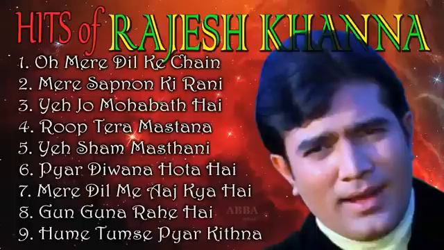 BEST OF RAJESH KHANNA  RAJESH KHANNA HIT SONGS JUKEBOX