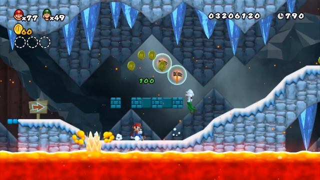 Newer Super Mario Bros Wii Co-op Walkthrough - Worlds 1-9 (Full Game) смотреть онлайн