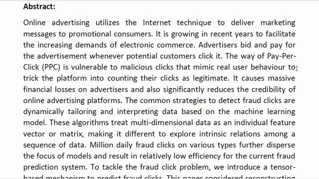 Click Fraud Detection of Online Advertising–LSH Based Tensor Recovery Mechanism смотреть онлайн