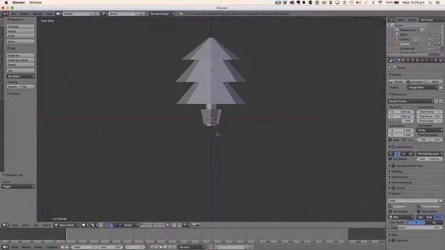 Blender Tutorial: Low Poly Christmas Scene смотреть онлайн