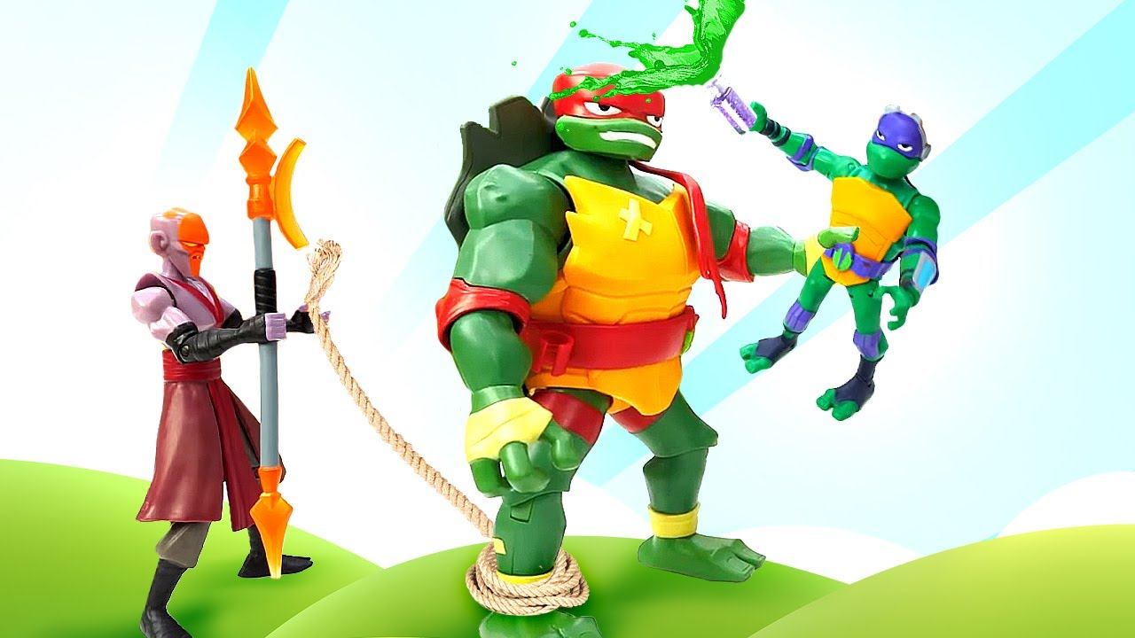 Черепашки Ниндзя в видео сборнике - Супер Ниндзя против Злодеев! - Видео игры битвы с Ninja Turtles смотреть онлайн