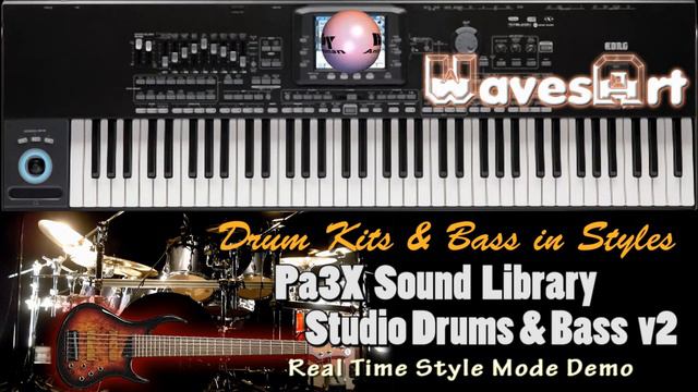 Korg Pa5X Pa4X Pa3X Studio Drums And Bass V2