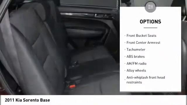 2011 Kia Sorento Base Used 19A0450A