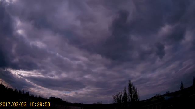 Красивые большие облака таймлапс. Beautiful big clouds timelapse смотреть онлайн