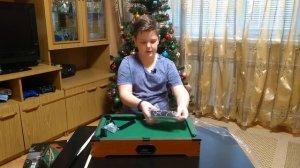 Детский мини-бильярд! Играем все.